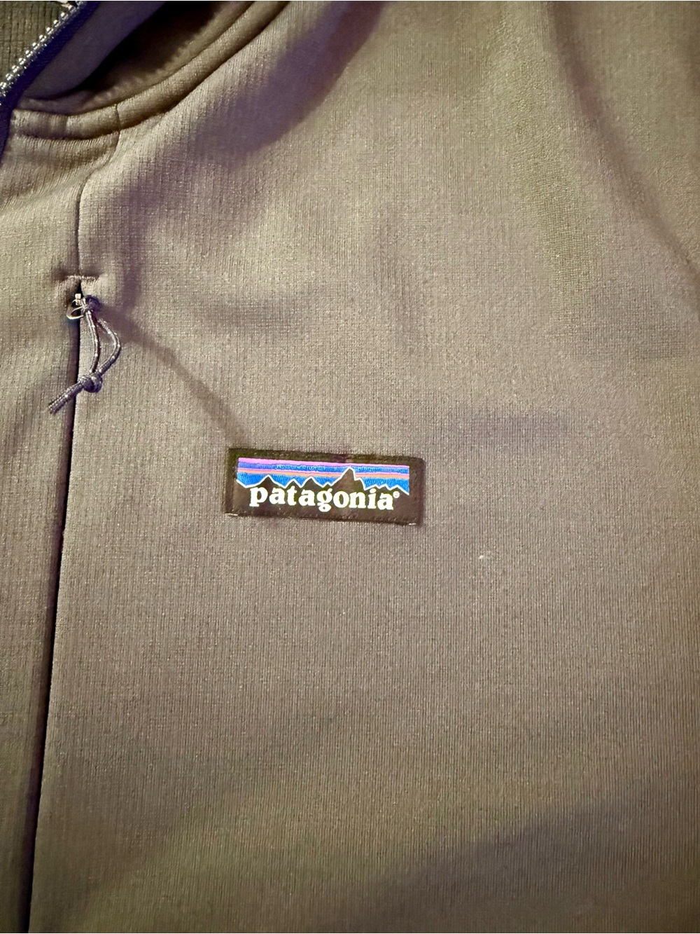 Patagonia Men’s R1® Thermal Full-Zip Hoody- XL Smolder Blue color. - Picture 3 of 7